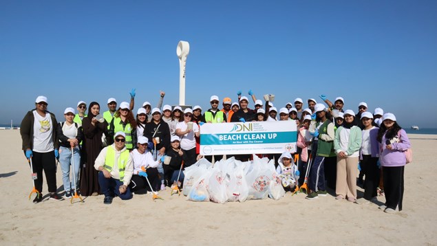 Dubai National Insurance Organises Beach Clean-Up Campaign