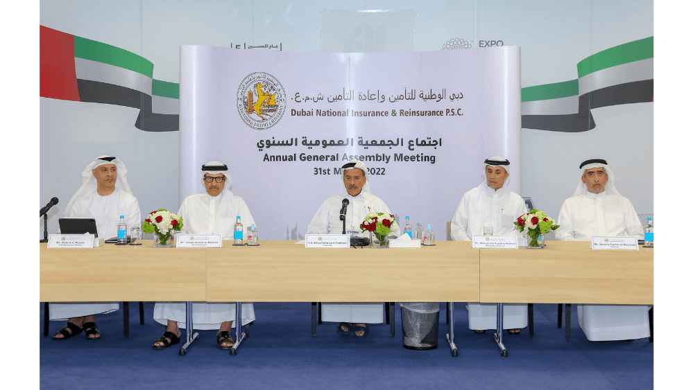 Dubai National Insurance & Reinsurance approves cash dividend of 30 % at the Annual General Meeting