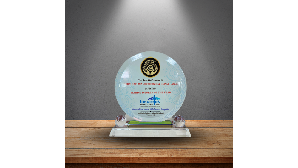 Dubai National Insurance awarded 'Marine Insurer of the Year' at Insuretek Golden Shield Excellence