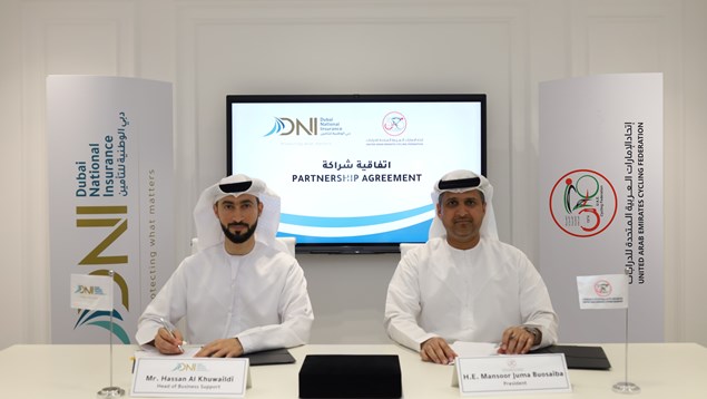 DNI reinforces its successful long-term partnership with UAE Cycling Federation (UAECF)